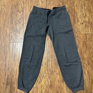 Champion Women's Charcoal Grey Crop Joggers/Sweatpants Size XS